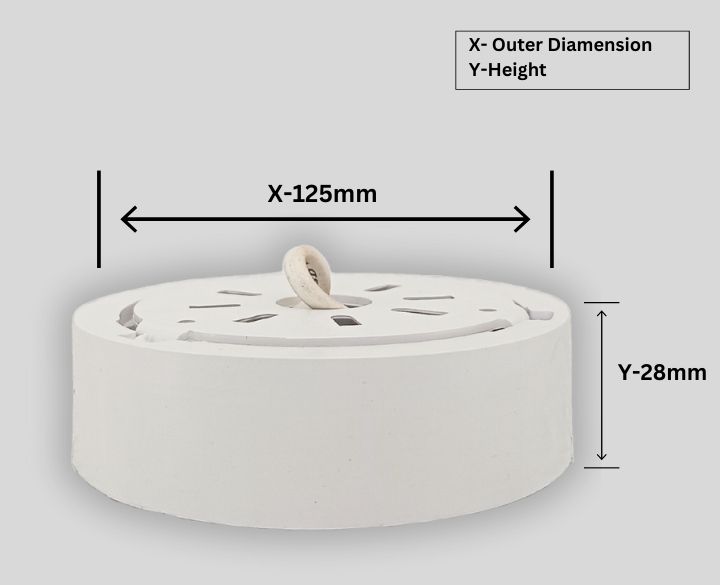 Halonix Orion LED 15W Surface Panel Round White Body 15Watts-2